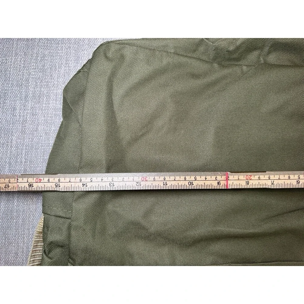 Vintage Parks & Recreation Messenger Bag Warminster Township Olive Green Canvas